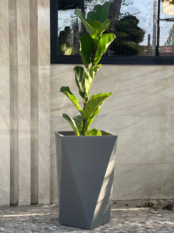 گلدان پلی اتیلن استوانه ای گاتا - Image 3